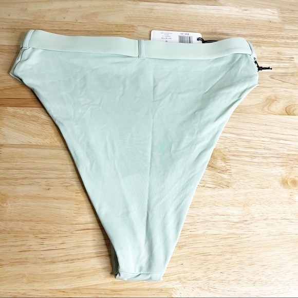 NWT We Wore What Emily Bikini Bottoms Aqua Foam Size S - Picture 4 of 8